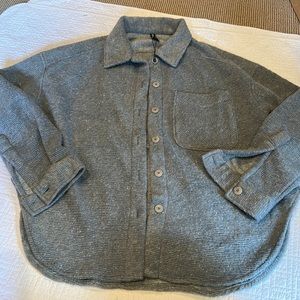 NWOT ZARA thick shirt jacket size medium